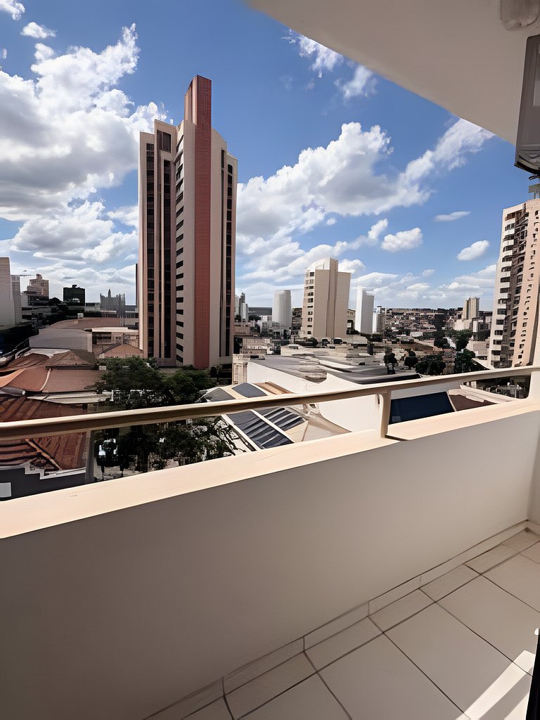 Quitinete Moderna Varanda, Vista Urbana Centro