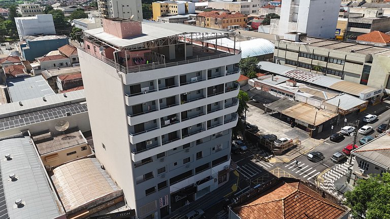 Quitinete Moderna Varanda, Vista Urbana Centro