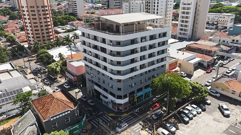 Quitinete Moderna Varanda, Vista Urbana Centro