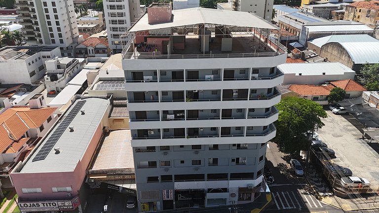 Quitinete Moderna Varanda, Vista Urbana Centro