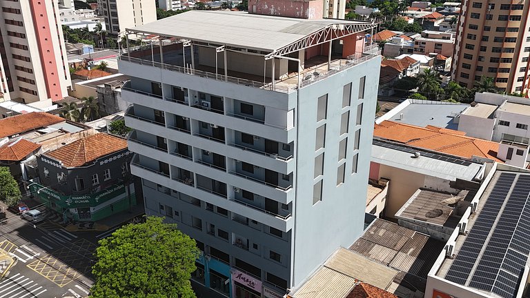 Quitinete Moderna Varanda, Vista Urbana Centro