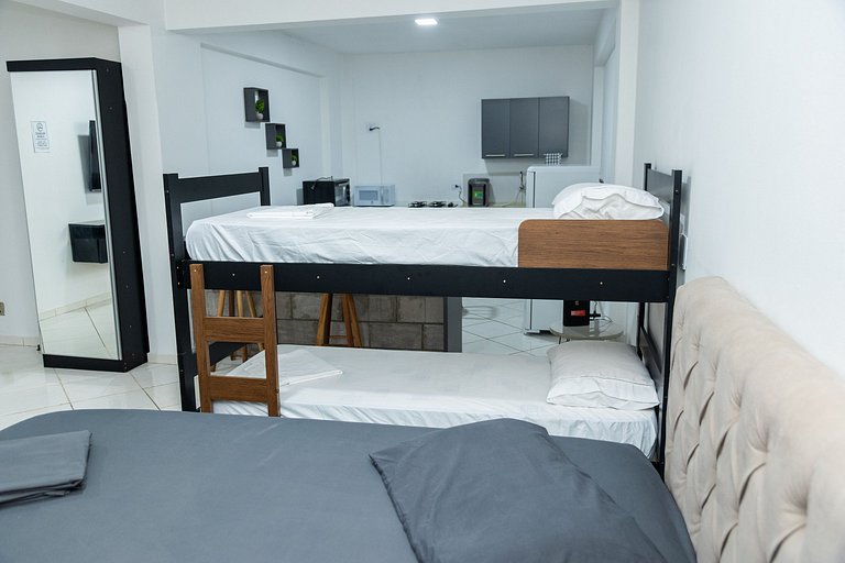 Quitinete Moderna Centro Loft Studio Inteligente 5