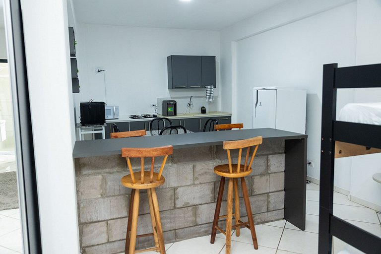 Quitinete Moderna Centro Loft Studio Inteligente 5
