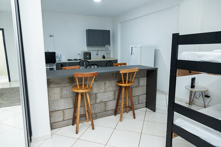 Quitinete Moderna Centro Loft Studio Inteligente 5